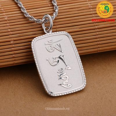 Mặt Dây Chuyền Khắc KALACHAKRA (KIM CANG THỜI LUÂN)